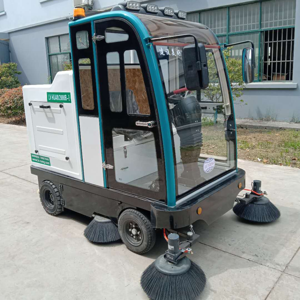 Long life high quality mechanical  road sweeper machine street brush sweeper for highway sweeping, parking lot, sanitation