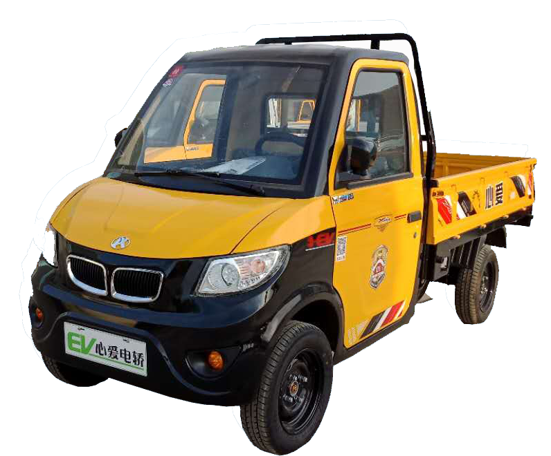 KEYU electric car dump truck street cleaner four wheels automatic commercial simply style powered supply